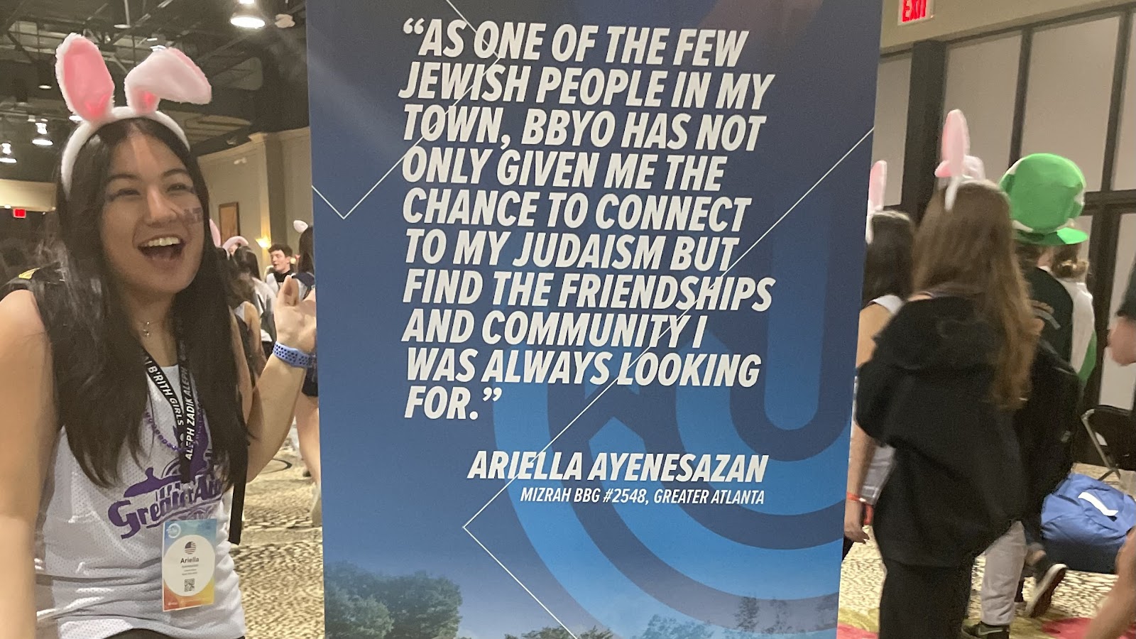 Group of people celebrating on stage