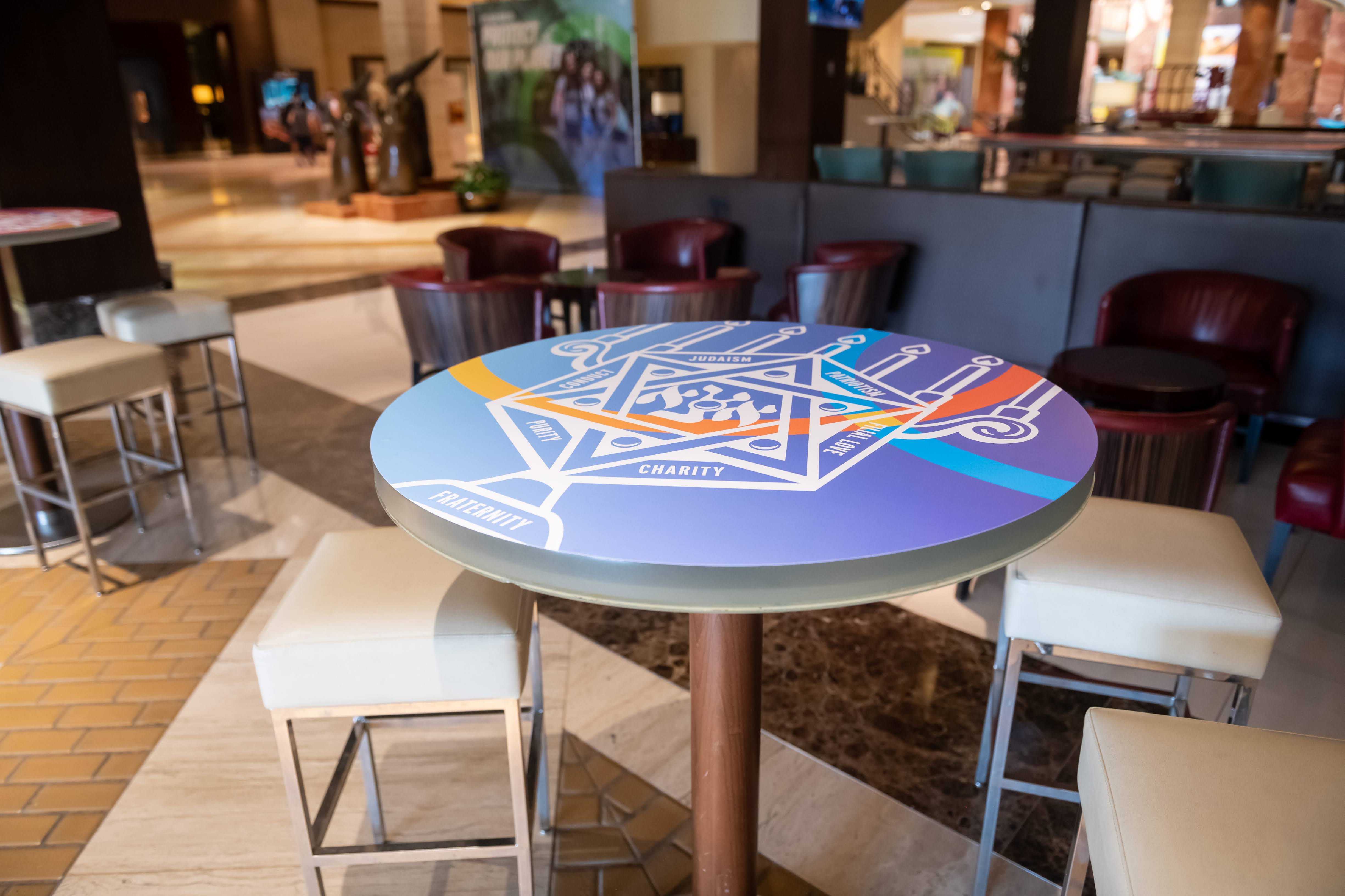 Group of people celebrating on stage