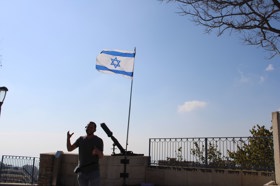 Group of people celebrating on stage