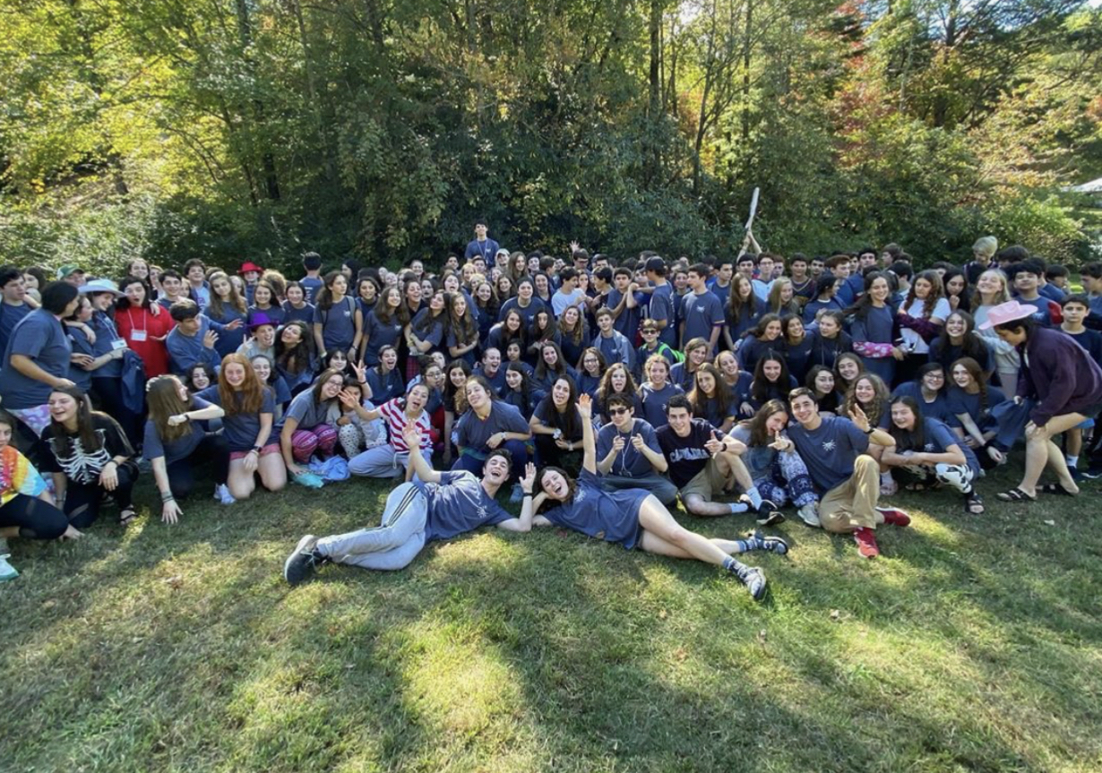 Group of people celebrating on stage