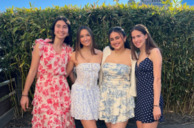 Group of people celebrating on stage