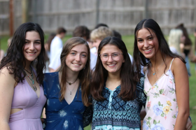 Group of people celebrating on stage