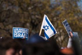 Group of people celebrating on stage