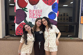 Group of people celebrating on stage