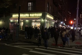 Group of people celebrating on stage