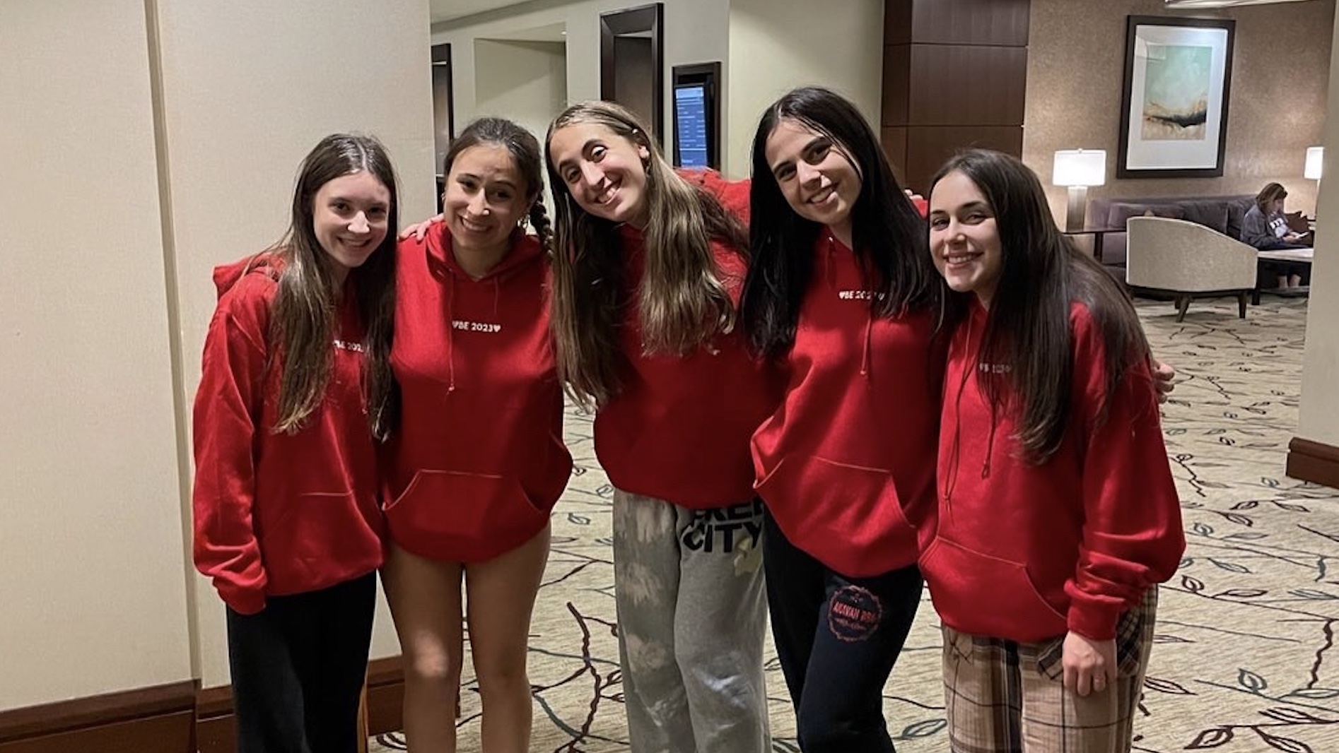 Group of people celebrating on stage