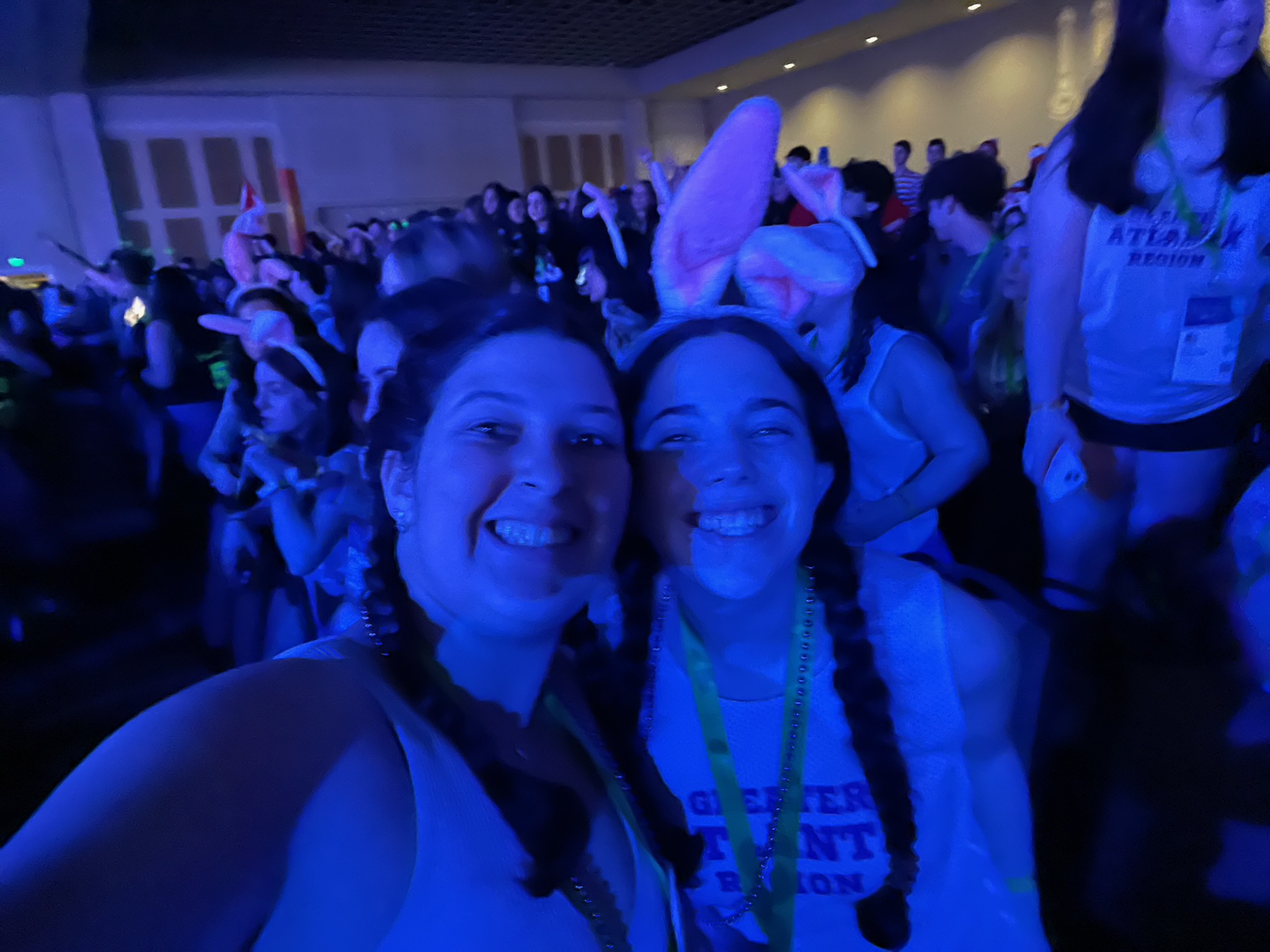 Group of people celebrating on stage