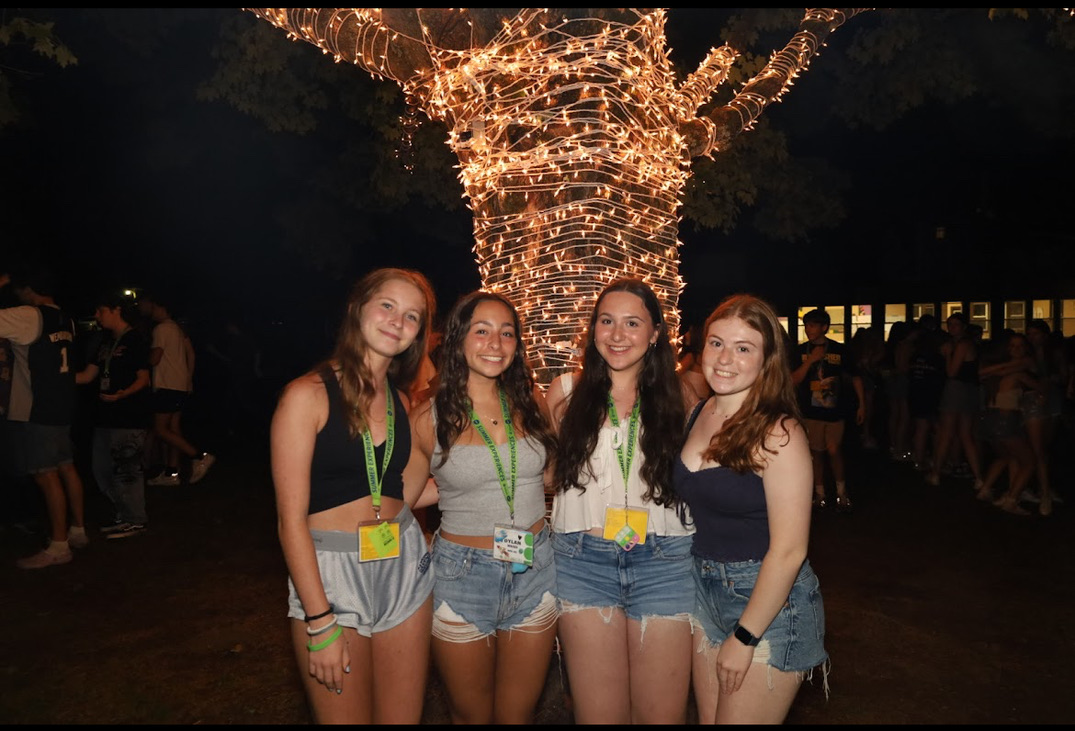 Group of people celebrating on stage