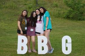 Group of people celebrating on stage