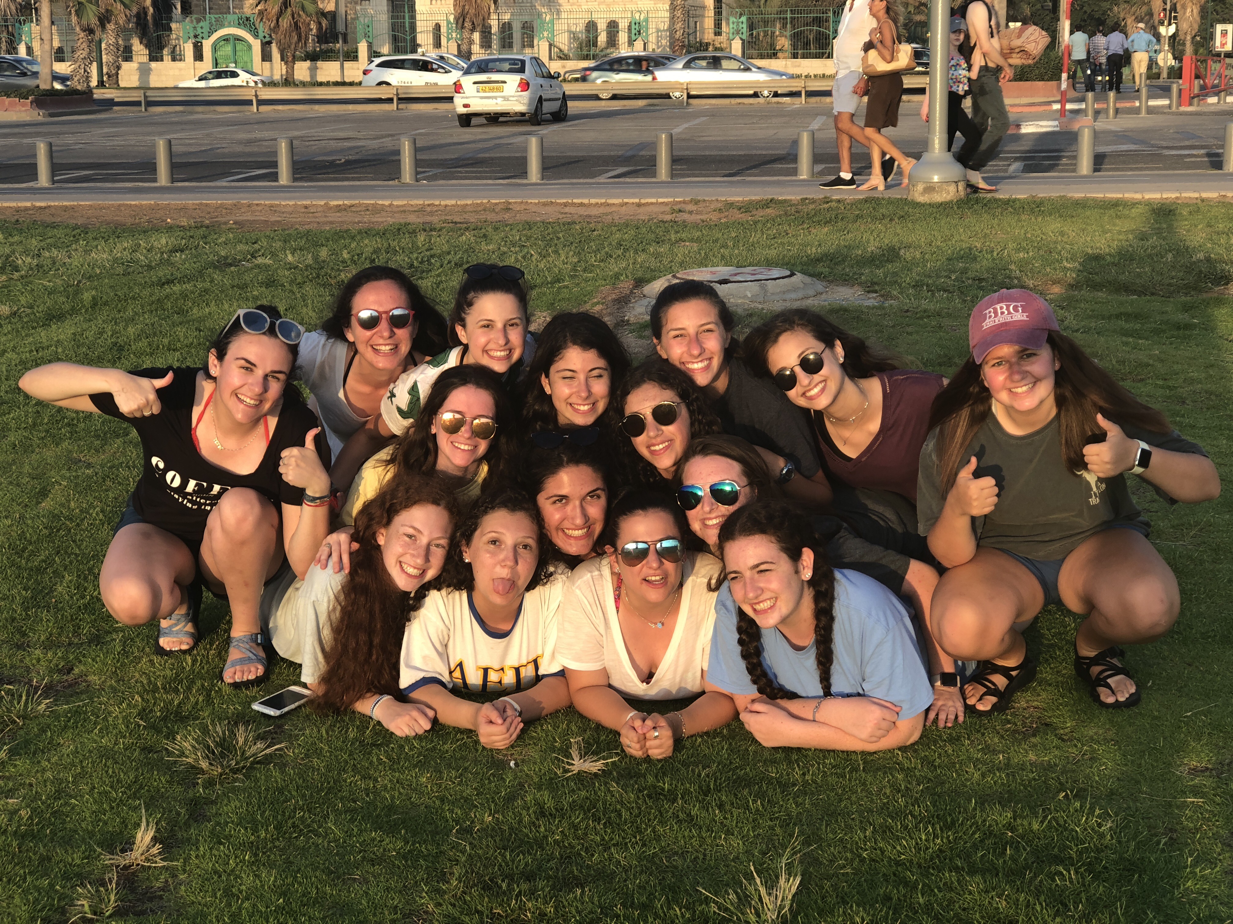 Group of people celebrating on stage