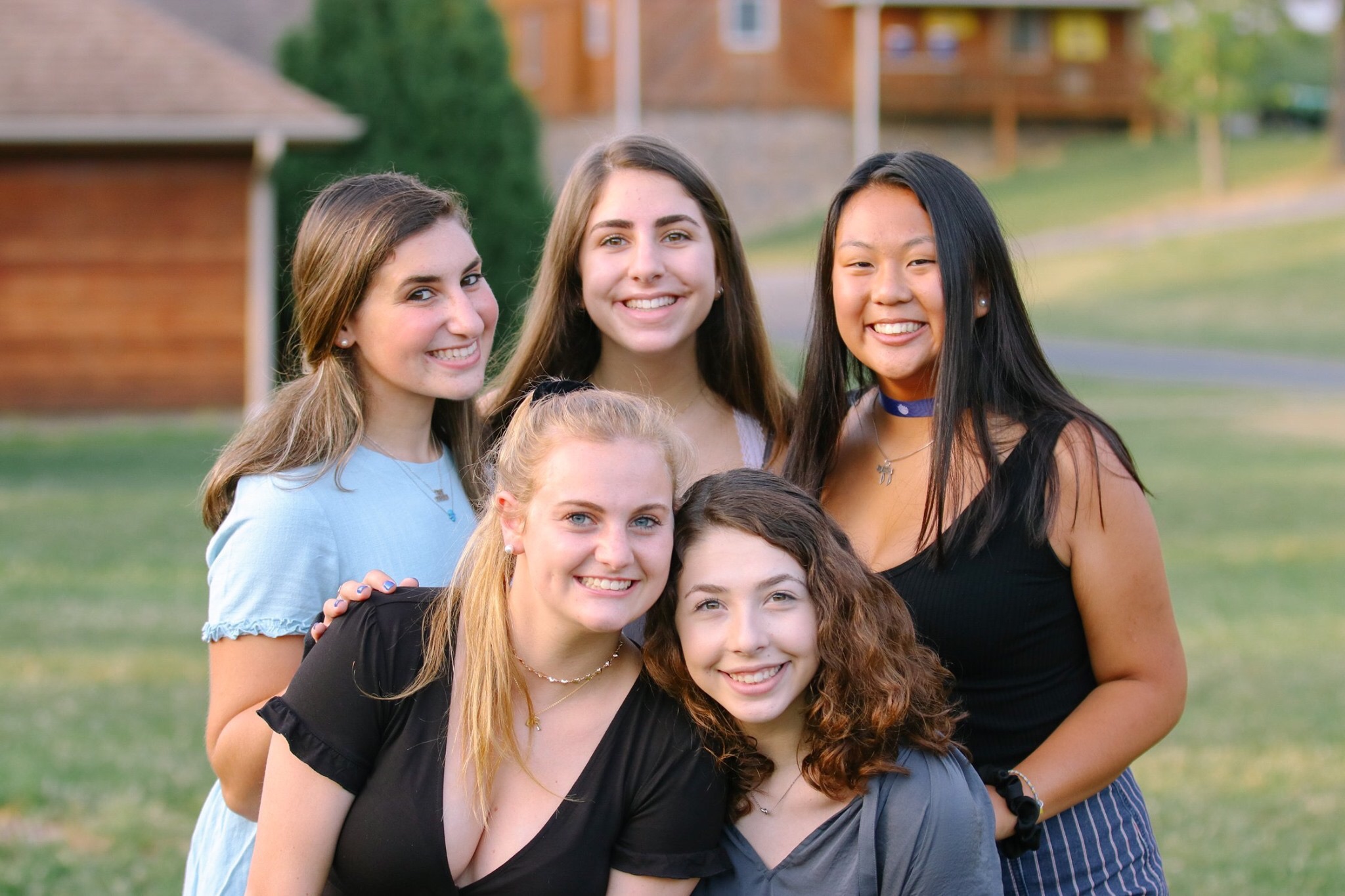 Group of people celebrating on stage