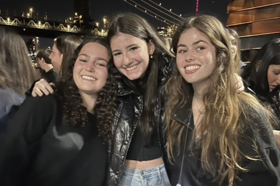 Group of people celebrating on stage