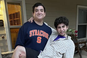 Group of people celebrating on stage