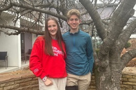 Group of people celebrating on stage