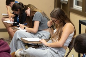 Group of people celebrating on stage