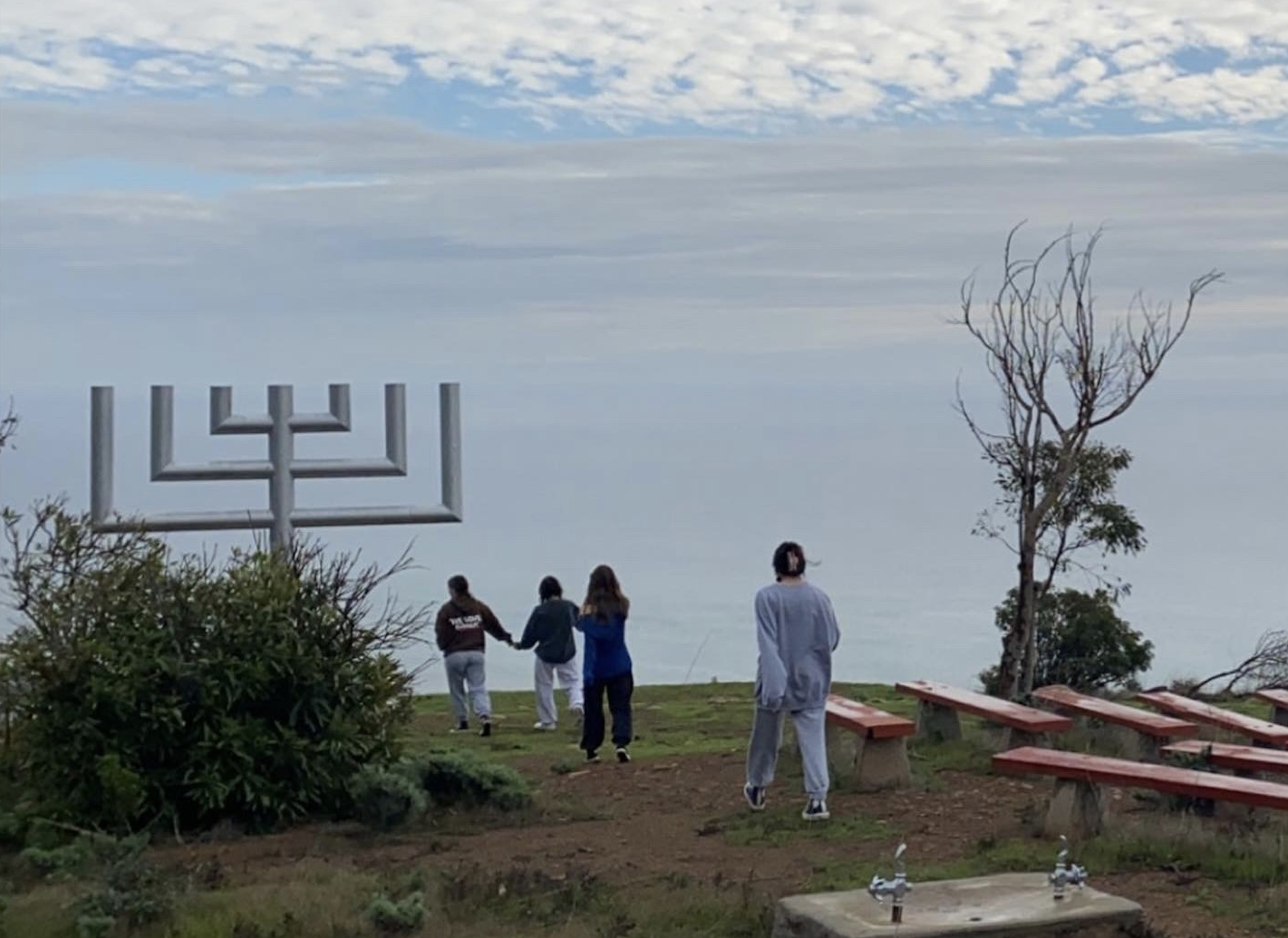 Group of people celebrating on stage