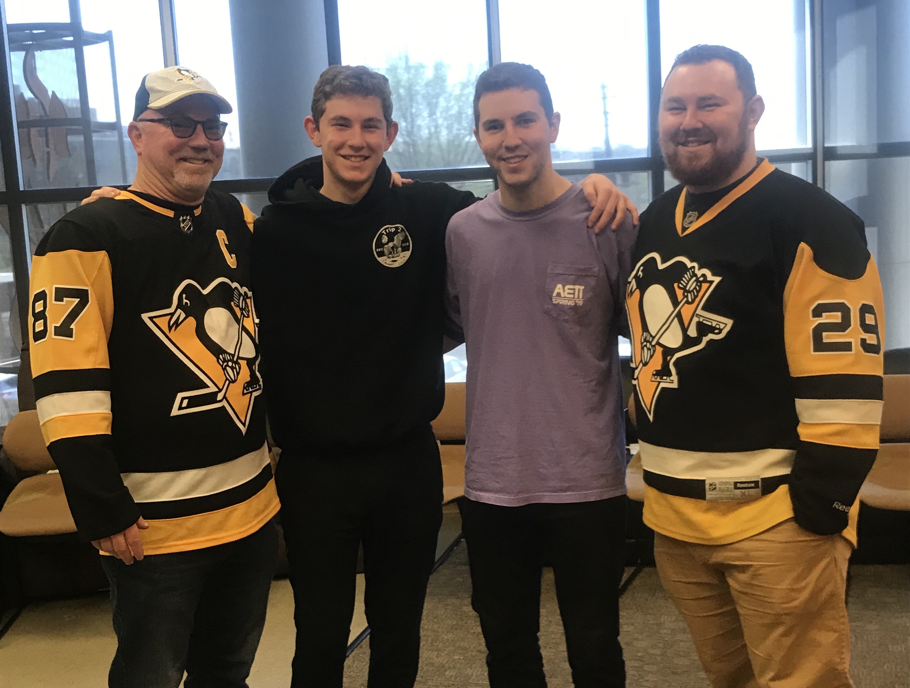 Group of people celebrating on stage