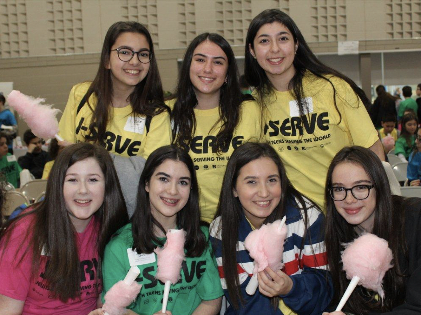 Group of people celebrating on stage