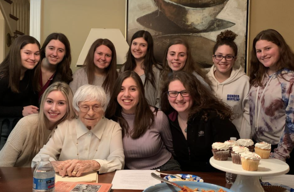 Group of people celebrating on stage