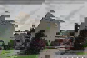 Group of people celebrating on stage