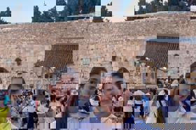 Group of people celebrating on stage