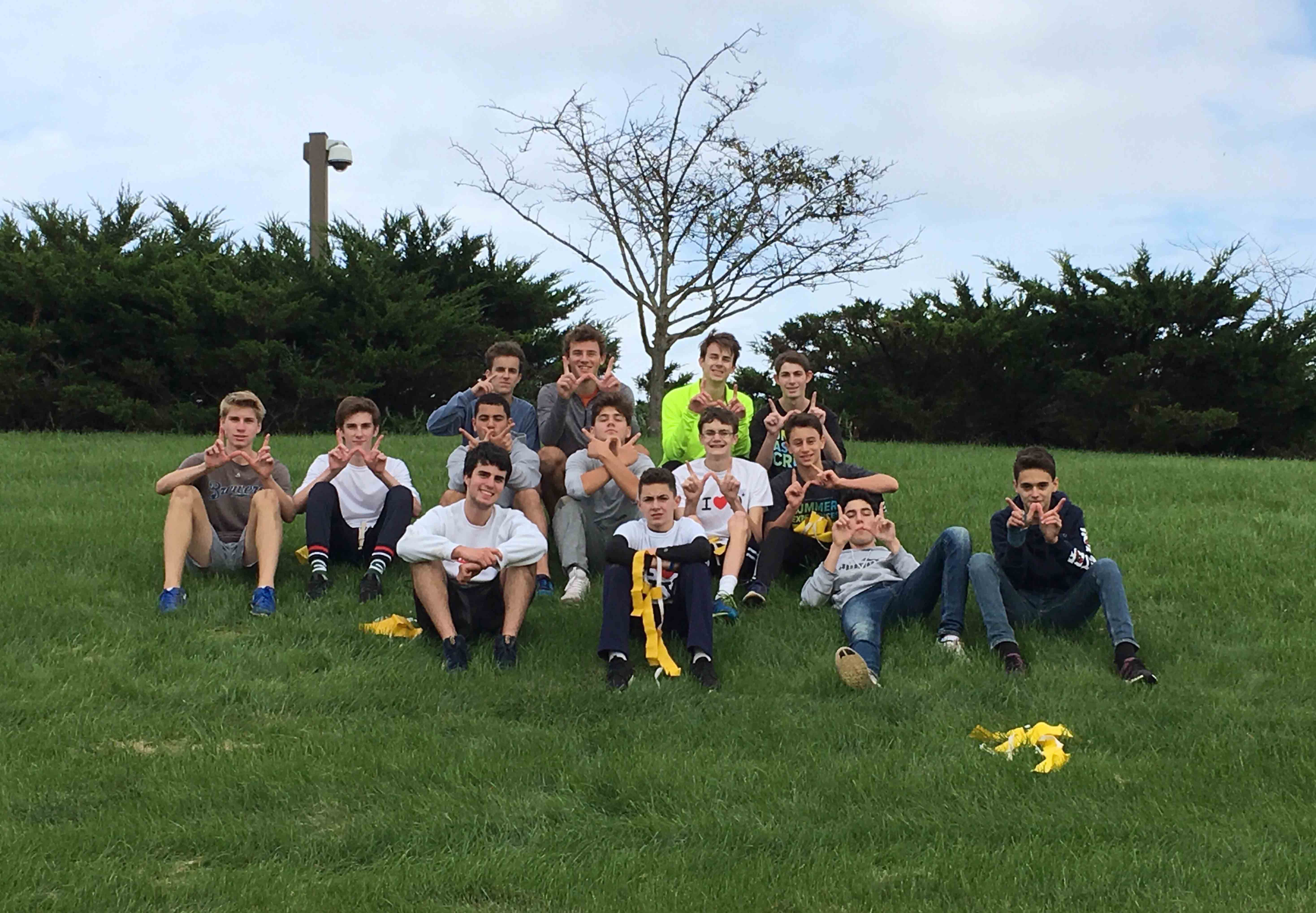 Group of people celebrating on stage