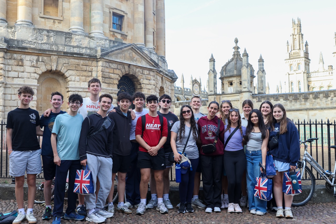 Group of people celebrating on stage