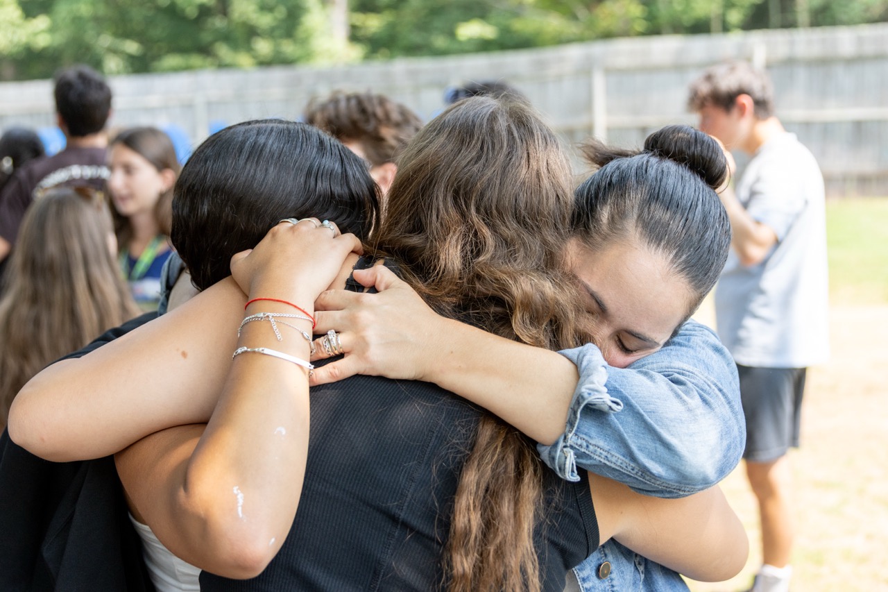 Group of people celebrating on stage