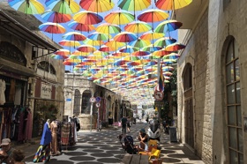 Group of people celebrating on stage
