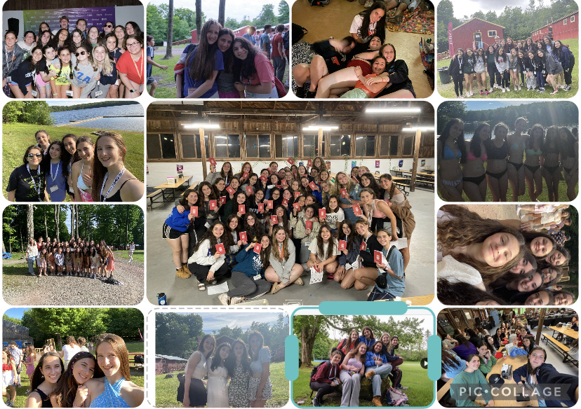 Group of people celebrating on stage