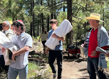 Group of people celebrating on stage