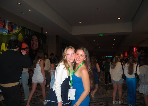 Group of people celebrating on stage