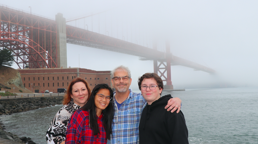 Group of people celebrating on stage