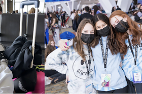 Group of people celebrating on stage