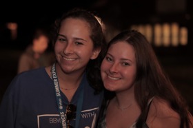 Group of people celebrating on stage