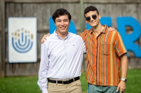 Group of people celebrating on stage