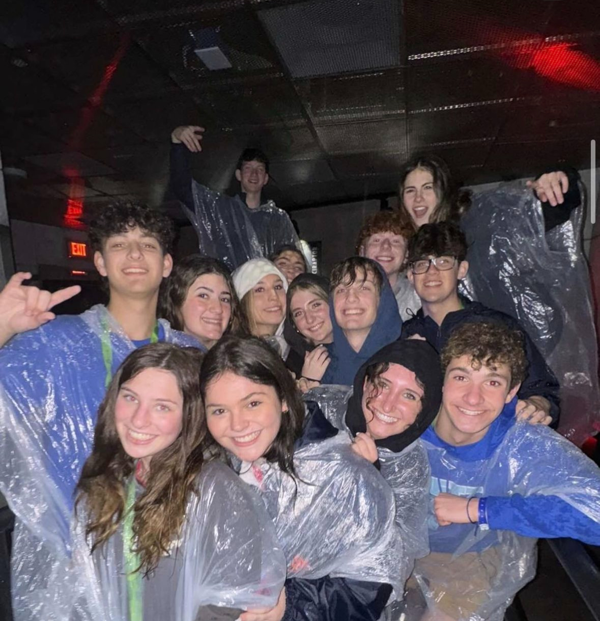 Group of people celebrating on stage