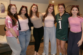 Group of people celebrating on stage