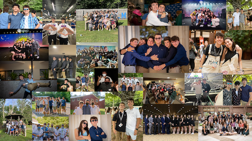 Group of people celebrating on stage