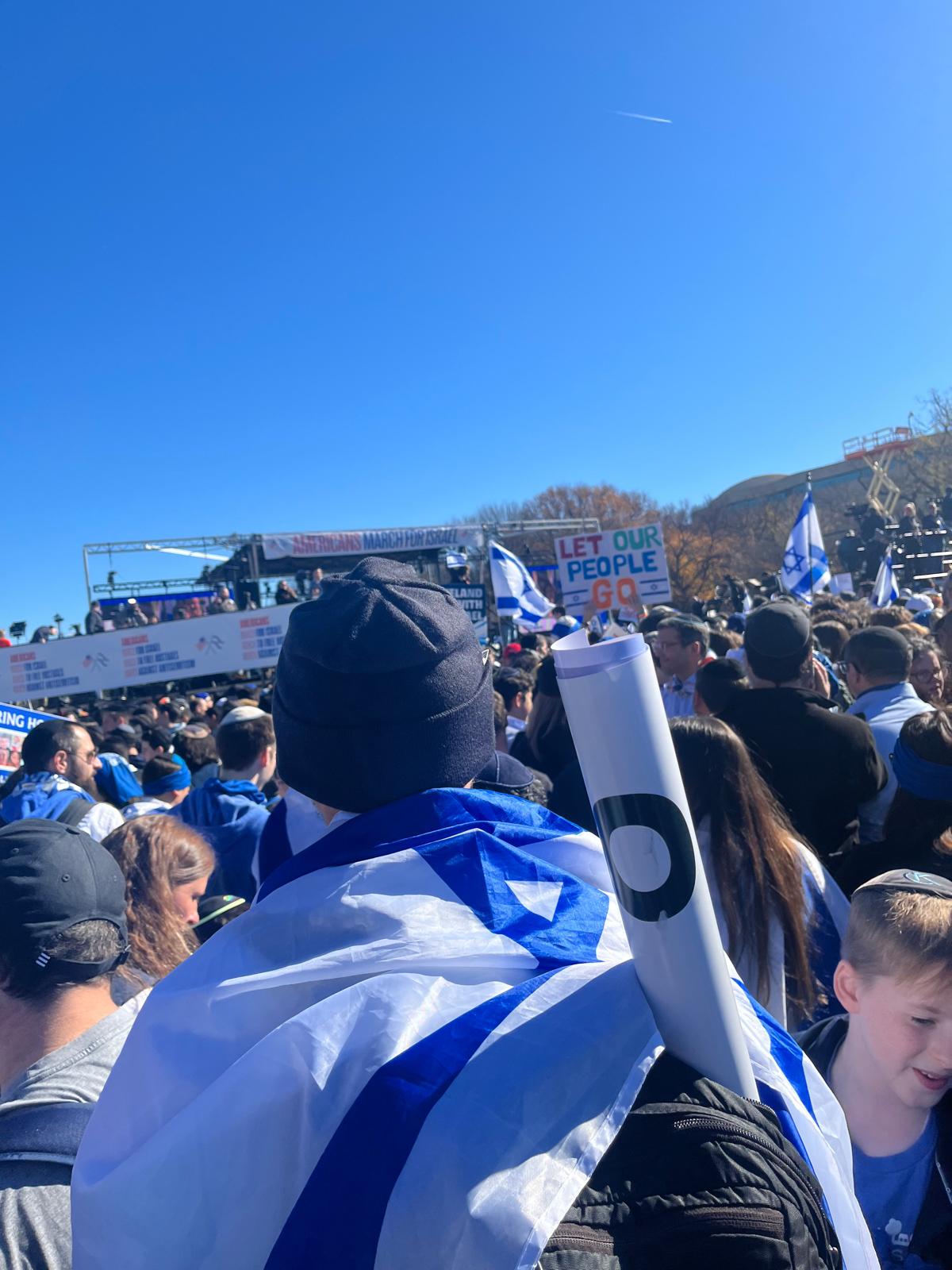 Group of people celebrating on stage